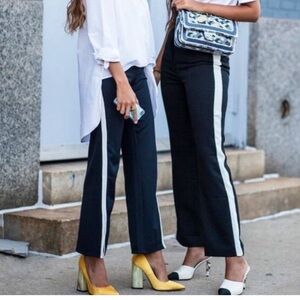 Adidas seven eights sailor pants. Stylish Blue and White Women's Pants